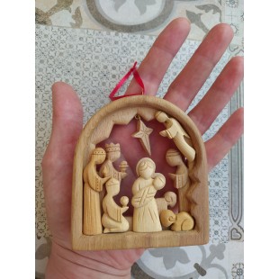 Christmas Ornament Nativity Handmade Home Decor