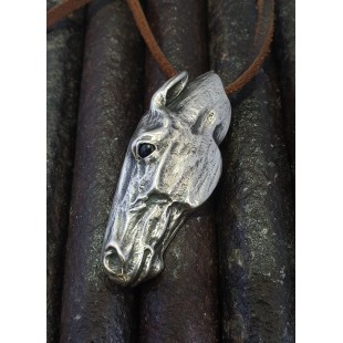 Pendant Horse Sterling Silver 925,Horse Head Necklace