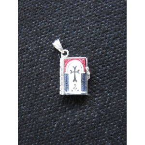 Miniature Prayer Book Pendant,Our Father in Armenian