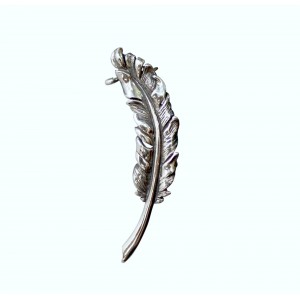 Feather Cartilage Studs Earrings Sterling Silver 925