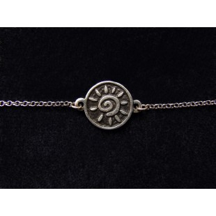 Bracelet Sun Sterling Silver 925,Sunshine Charm