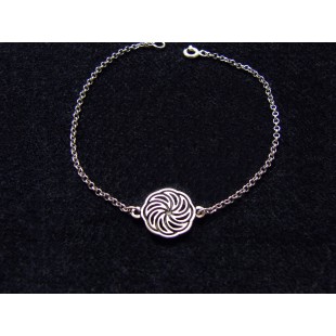 Wheel of Eternity Bracelet Sterling Silver 925