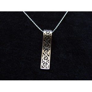 Carpet Style Pendant Sterling Silver 925