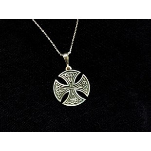 Celtic Cross Pendant Sterling Silver 925