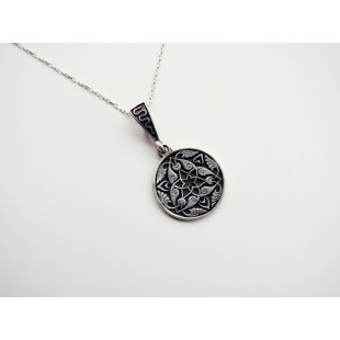 Silver Pendant Armenian Ornament