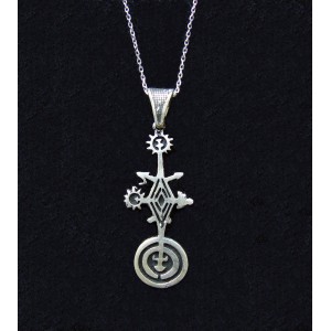 Pendant Solar System,Solar Symbol,Sterling Silver 925