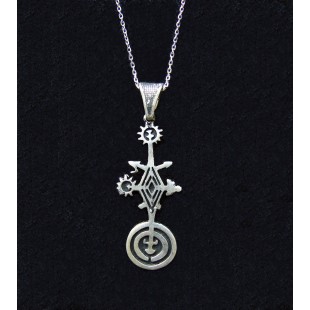 Pendant Solar System,Solar Symbol,Sterling Silver 925